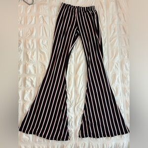 Striped Flare Pants